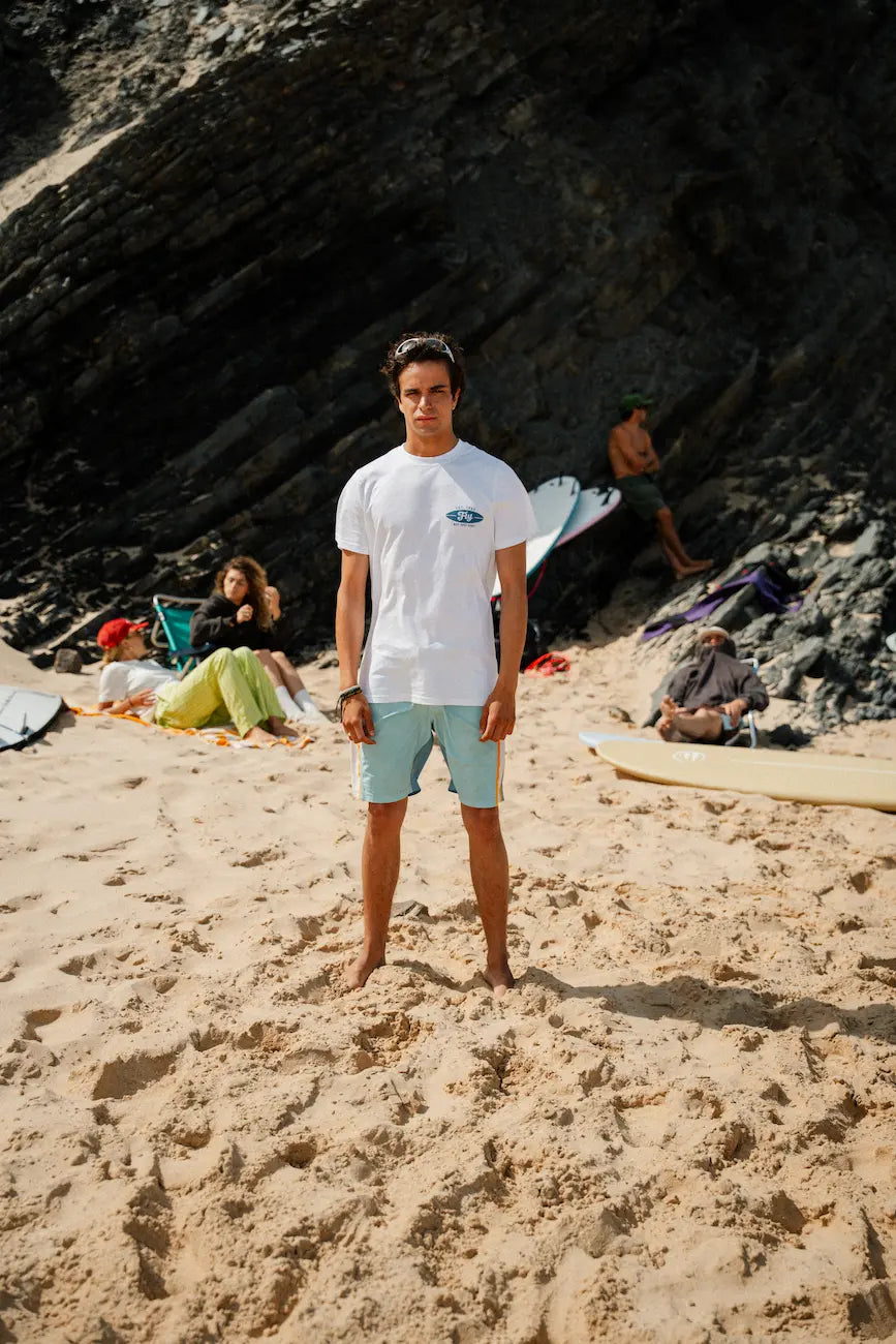 T-shirt blanc Flying Kids