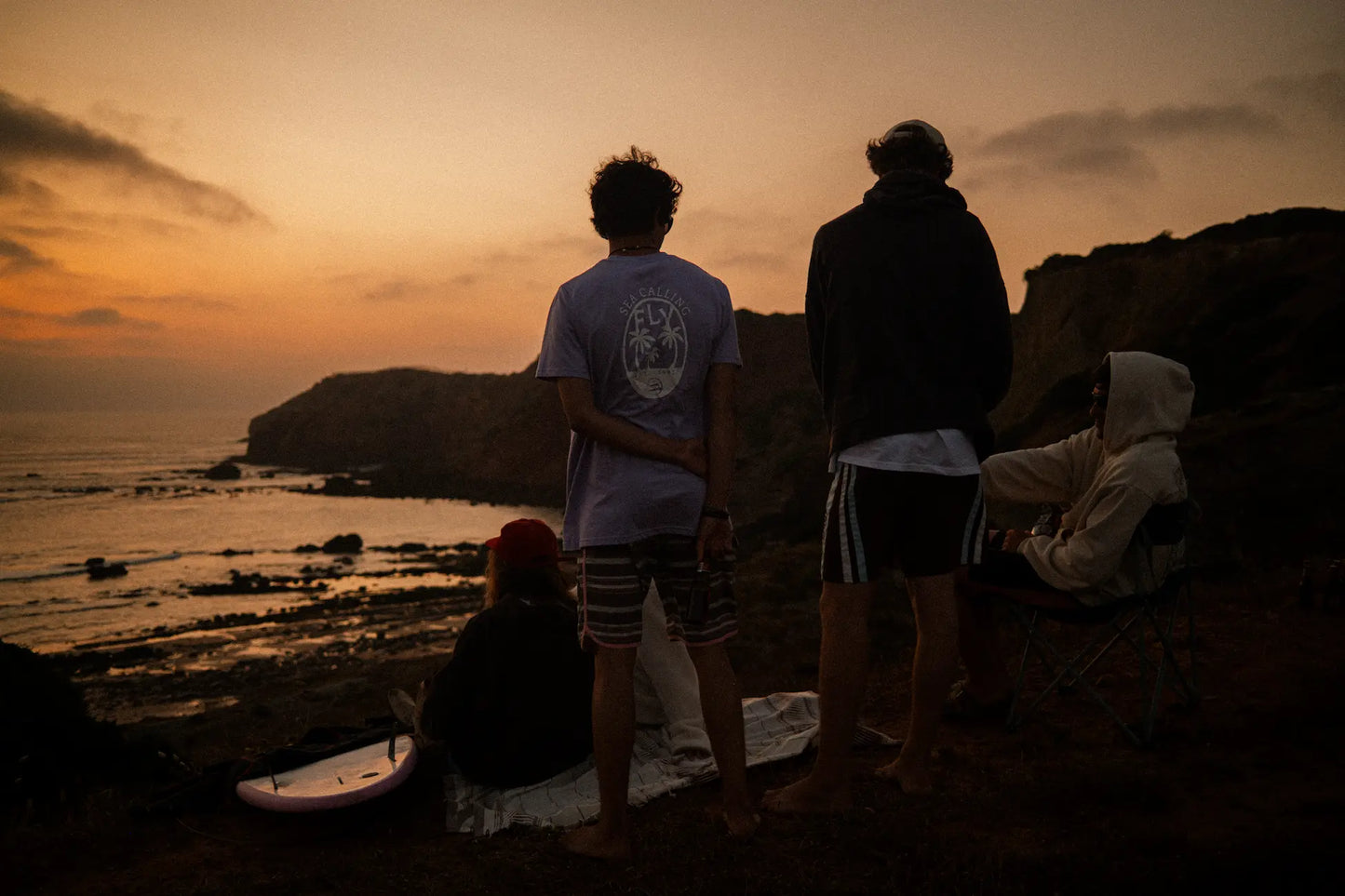 T-shirt violet Sea Calling