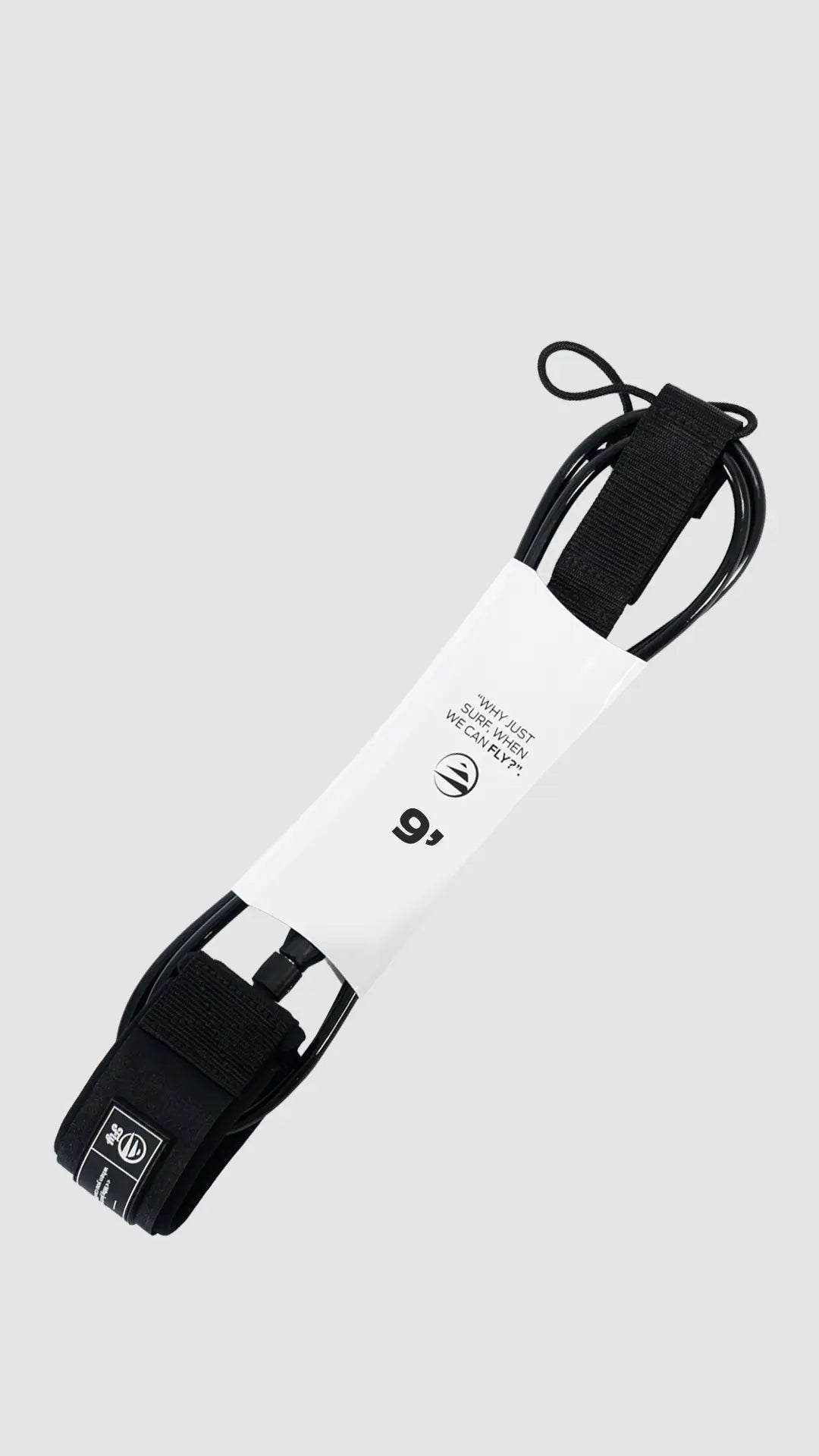 Leash de surf 9.0 Negro