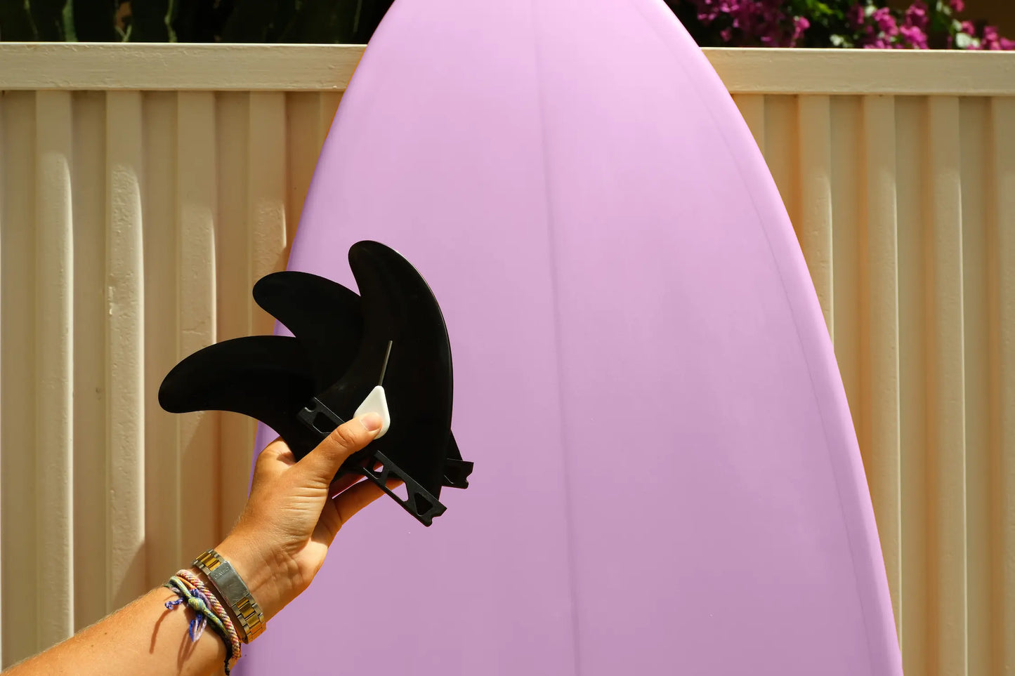 Tabla de Surf Fibra 6.6 Epoxy Rosa