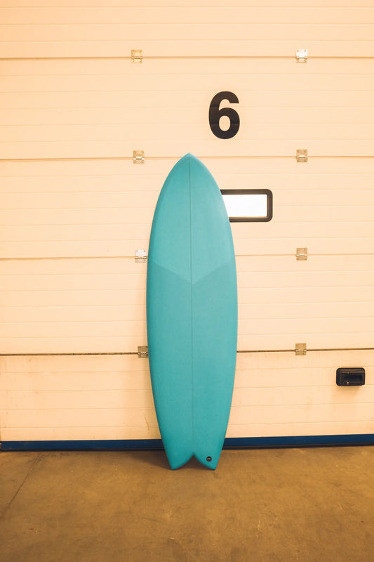 Tabla de surf Fish Azul de Flysurf - detalle 7
