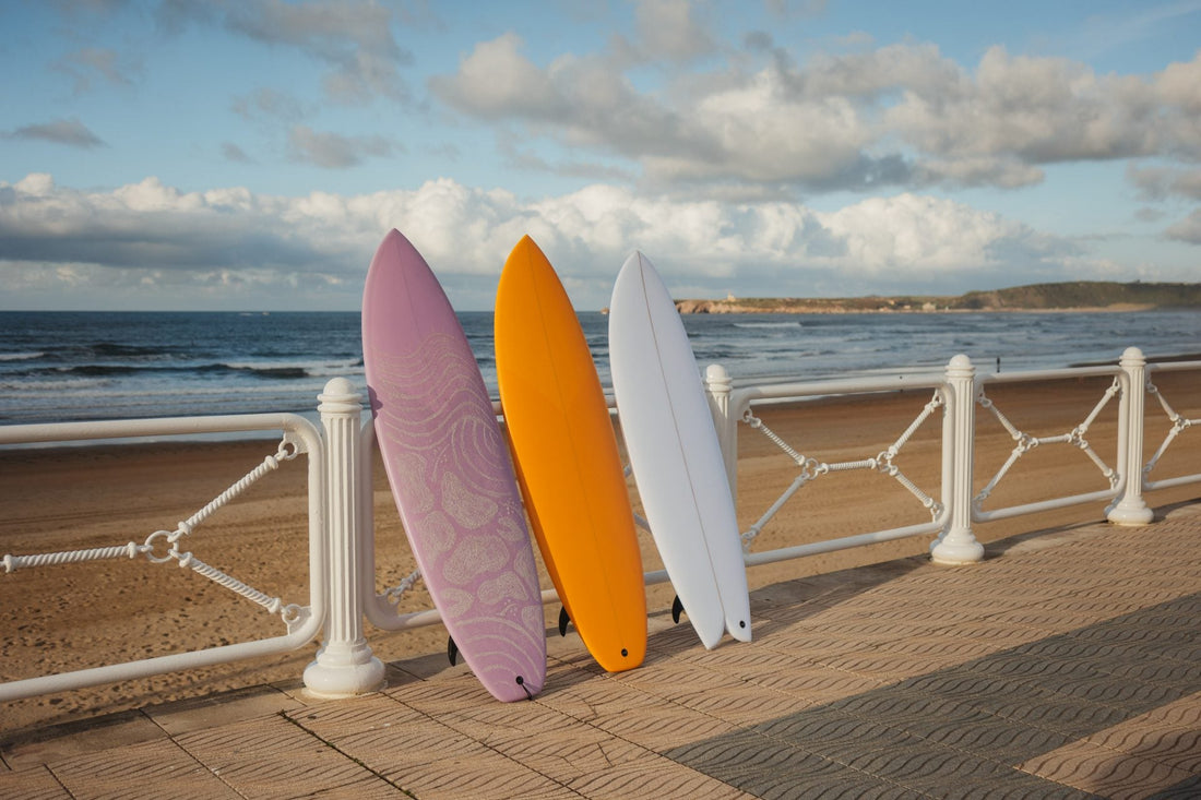 Tablas de surf de colores, ideales para elegir la tabla según tu peso. Must-have ideal