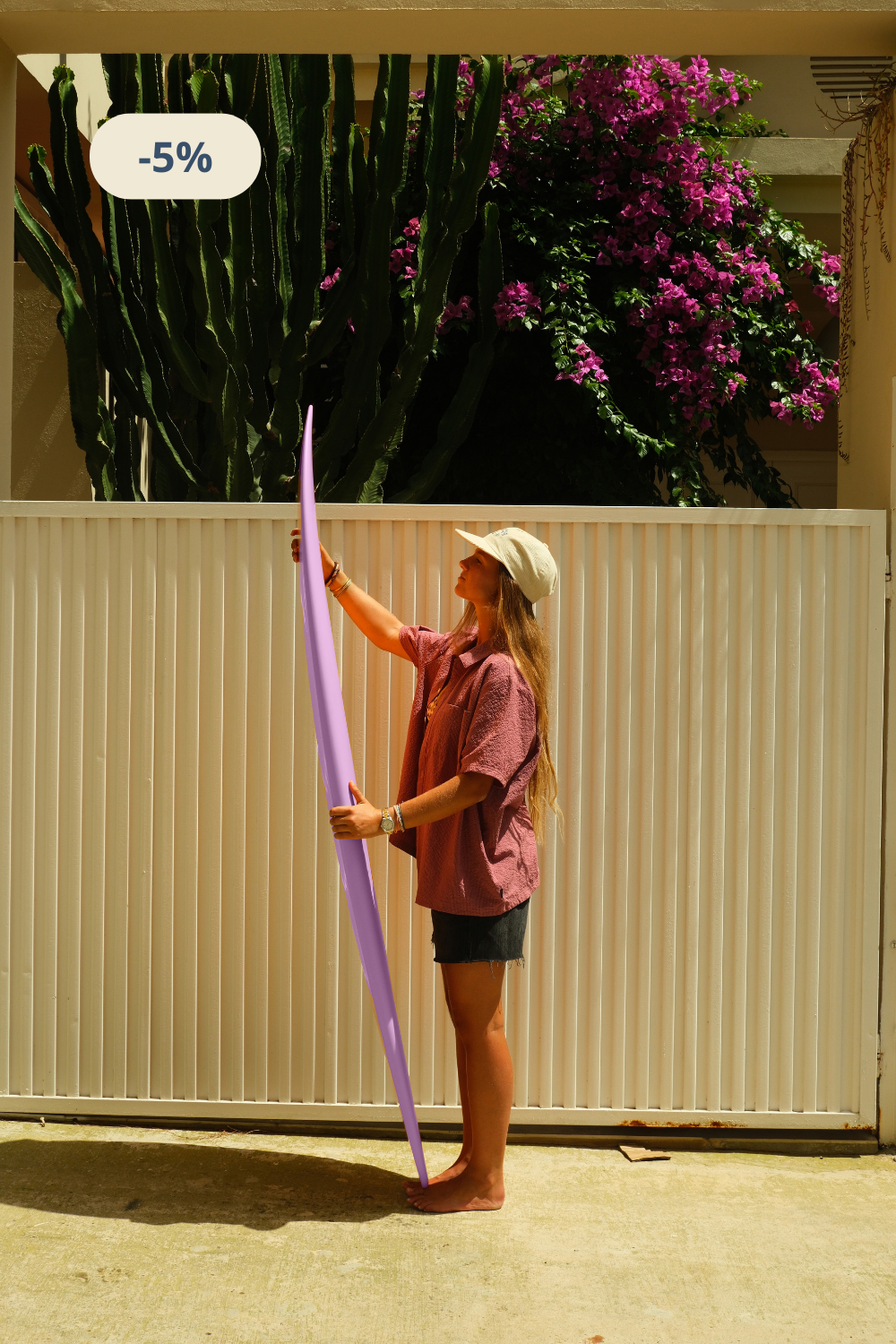 Tabla de surf Fibra 6.8 Squash