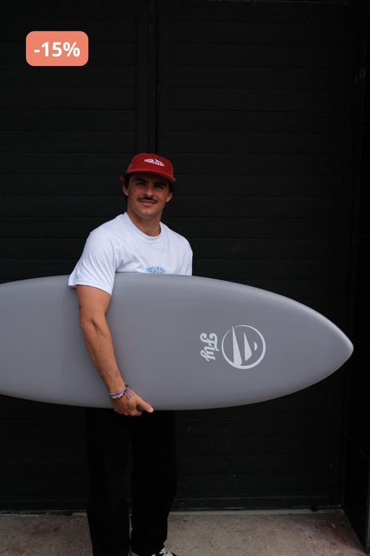 Tabla de surf 6.4 Do It Your Wave Gris