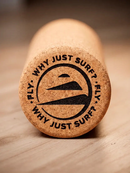 Rulo del balance board de surf  desde delante.