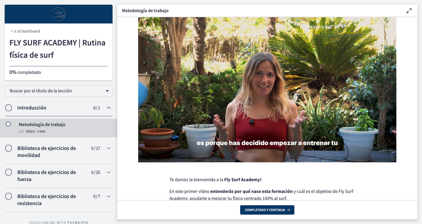 Fly Surf Academy Online