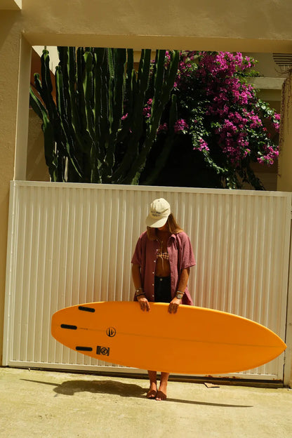 Tabla de Surf Fibra 6.6 Epoxy Naranja