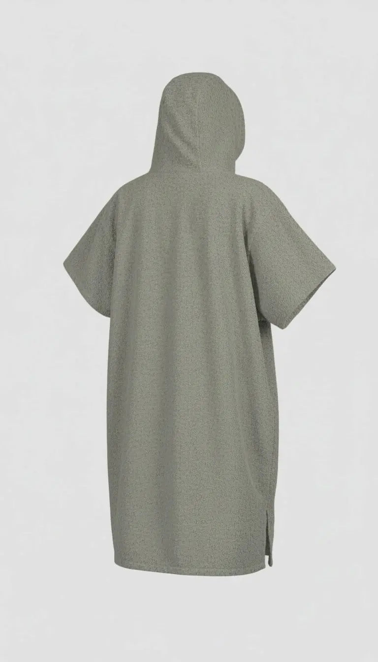 Poncho de surf gris
