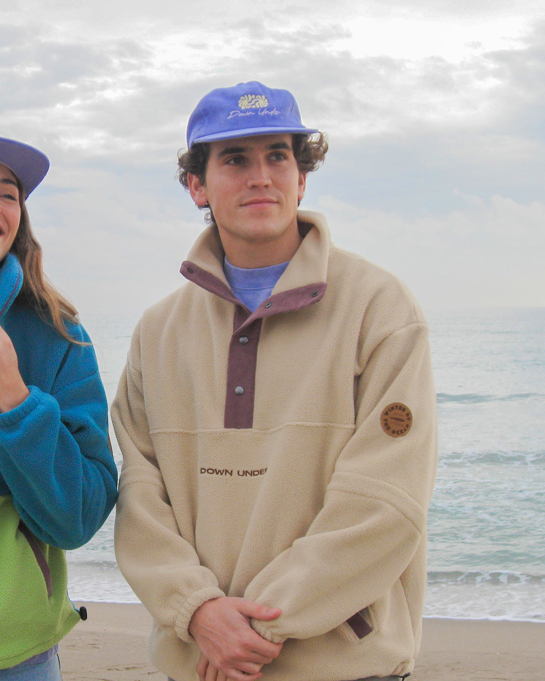 Gorra de pana lila