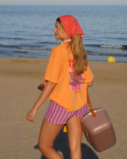 Short de rayas rosa