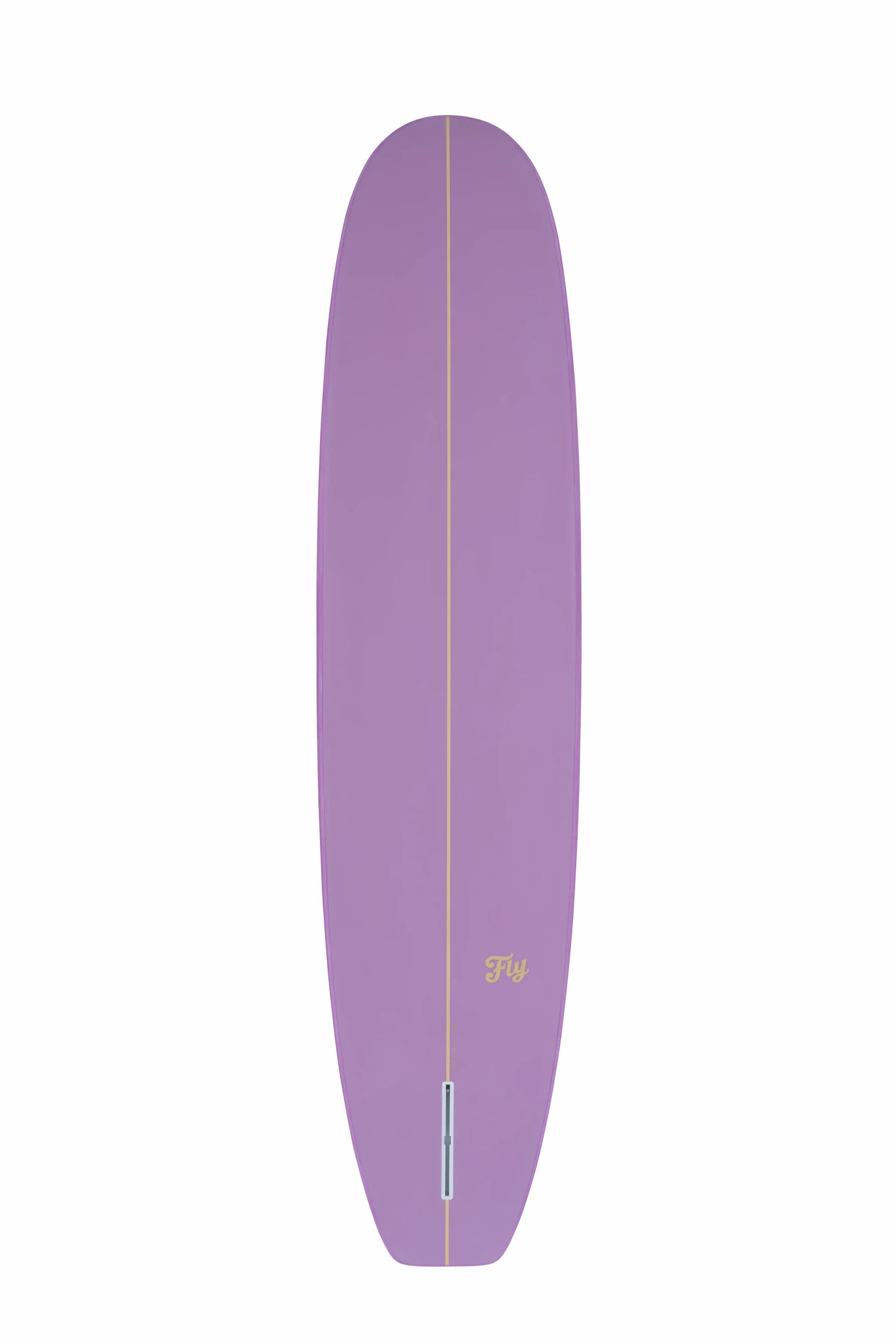 Vista posteriorcompleta del longboard Moonwalk en color rosa pastel (soft pink) 