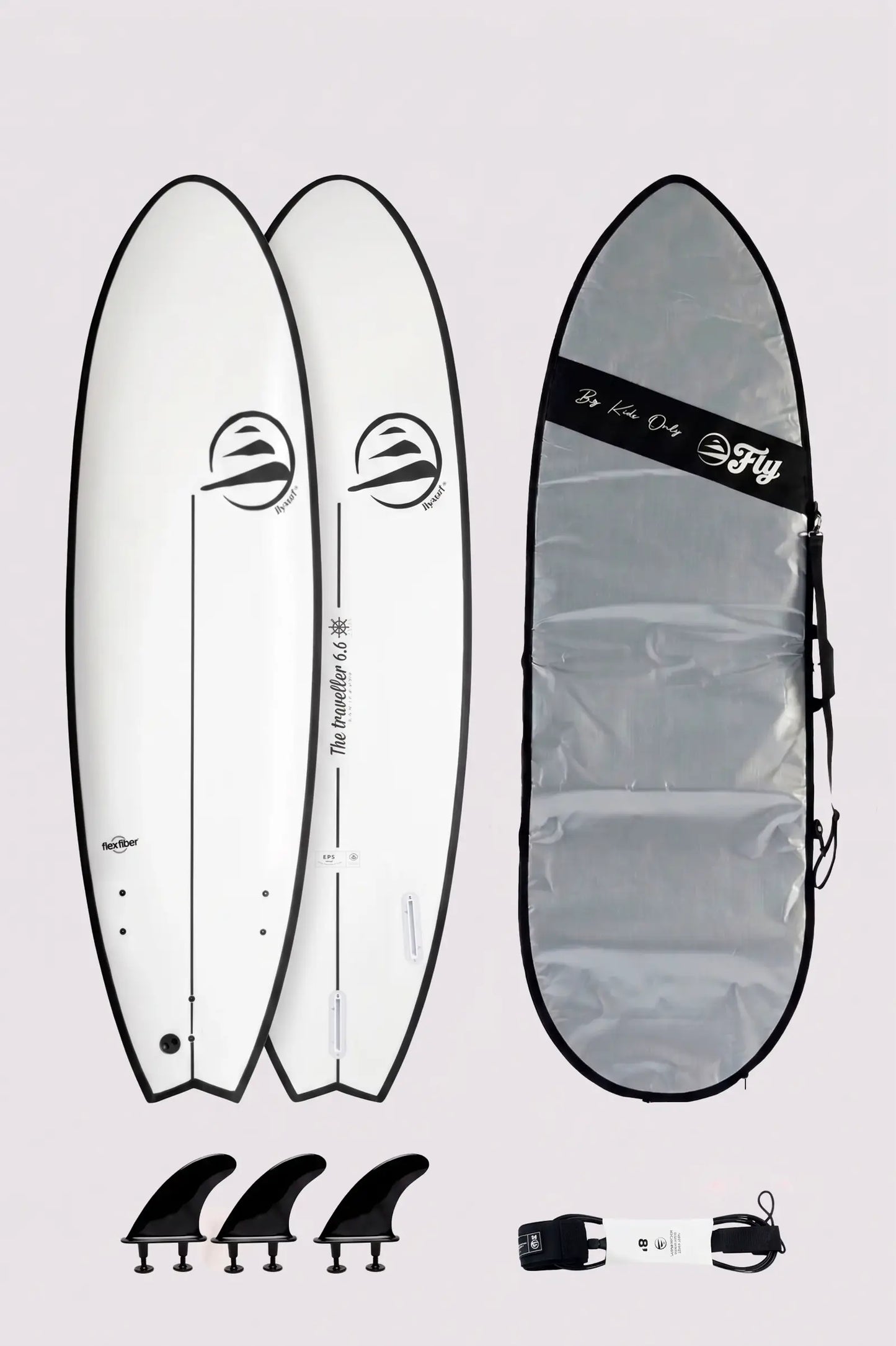 Pack Surf Evolutiva | Tabla The Traveller 6.6 FCS