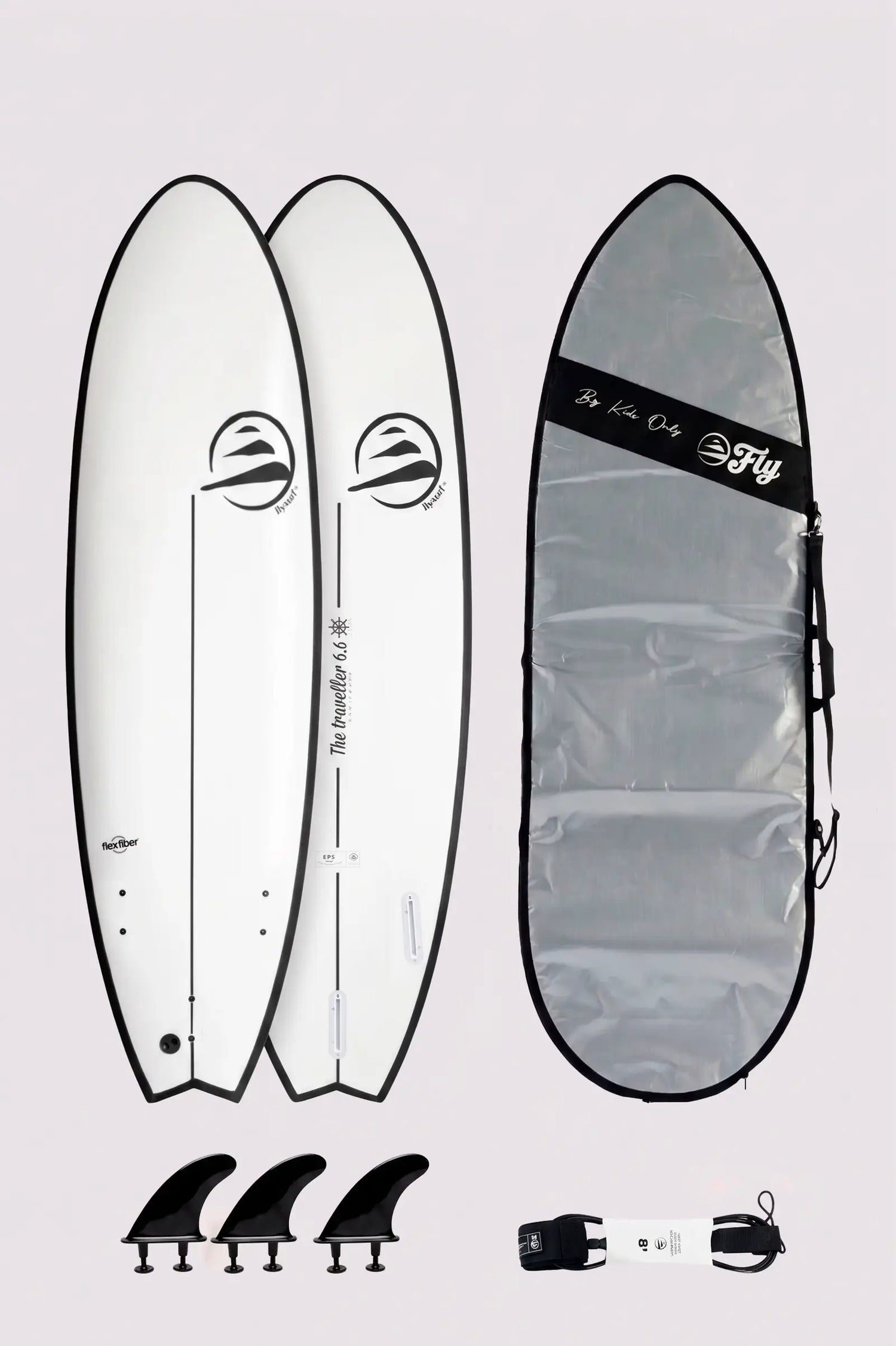 Pack Surf Evolutiva | Tabla The Traveller 6.6 FCS
