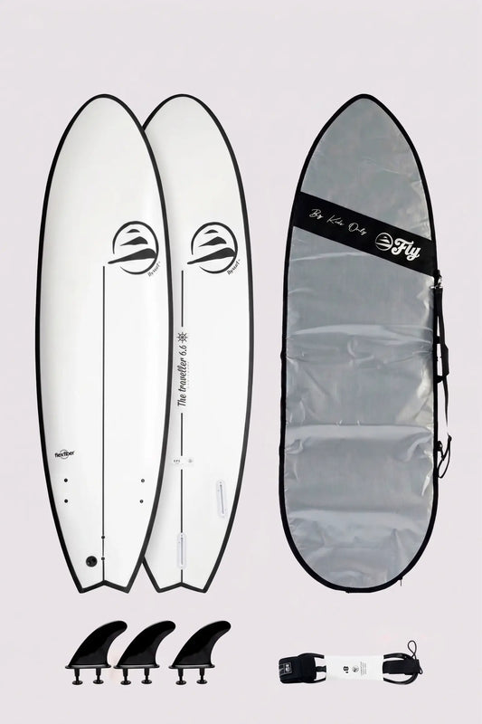Pack Surf Evolutiva | Tabla The Traveller 6.6 FCS