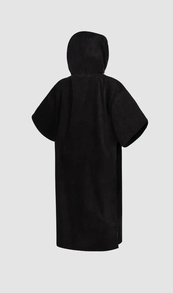 Poncho de surf negro