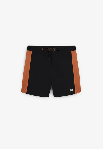 Bañador boardshort Deeply Limitless II hombre negro plano frontal