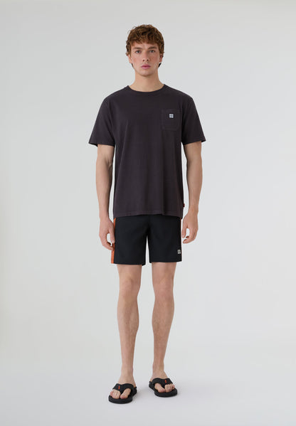 Bañador boardshort Deeply Limitless II hombre negro plano frontal