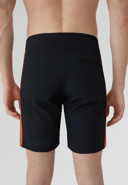 Bañador surf hombre Deeply Limitless II negro vista trasera bolsillo