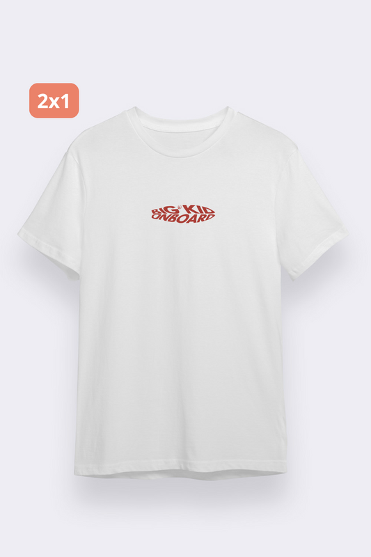 Camiseta Big Kids On Board Red Sunshine