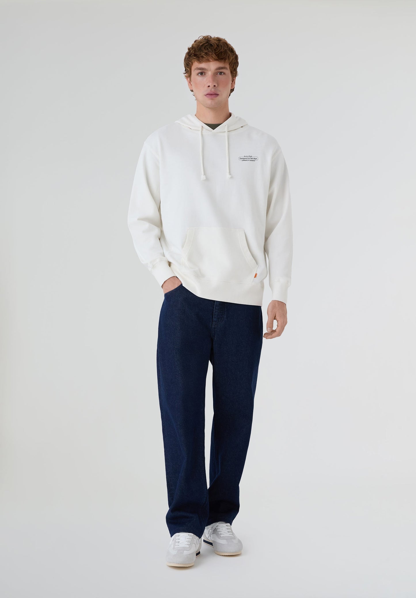 Sudadera con Capucha Flat Days Beige - Ropa