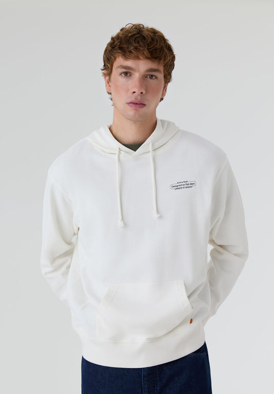 Sudadera con Capucha Flat Days Beige - Ropa