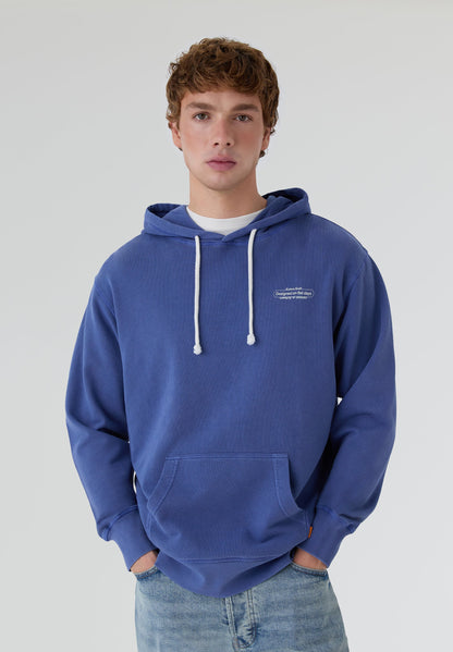 Sudadera con Capucha Flat Days Azul - Ropa