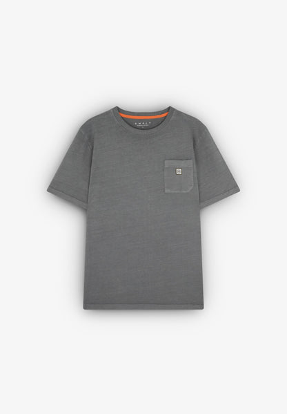 Camiseta Logo Line Gris - Ropa