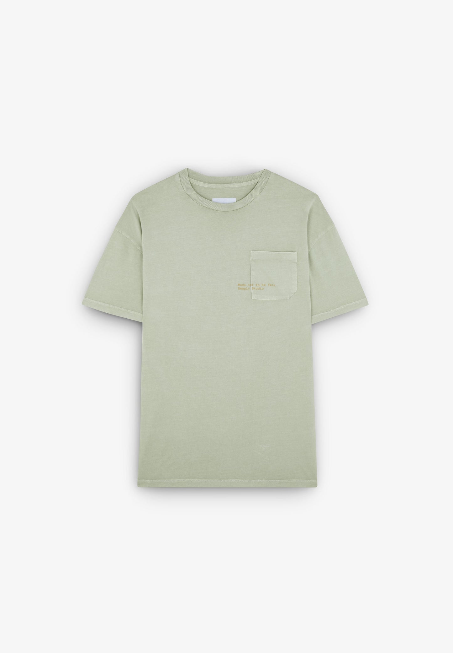 Camiseta Bolsillo Gráfico Caqui - Ropa