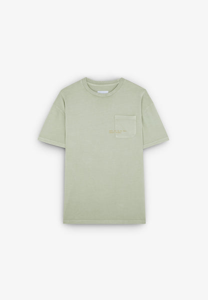 Camiseta Bolsillo Gráfico Caqui - Ropa