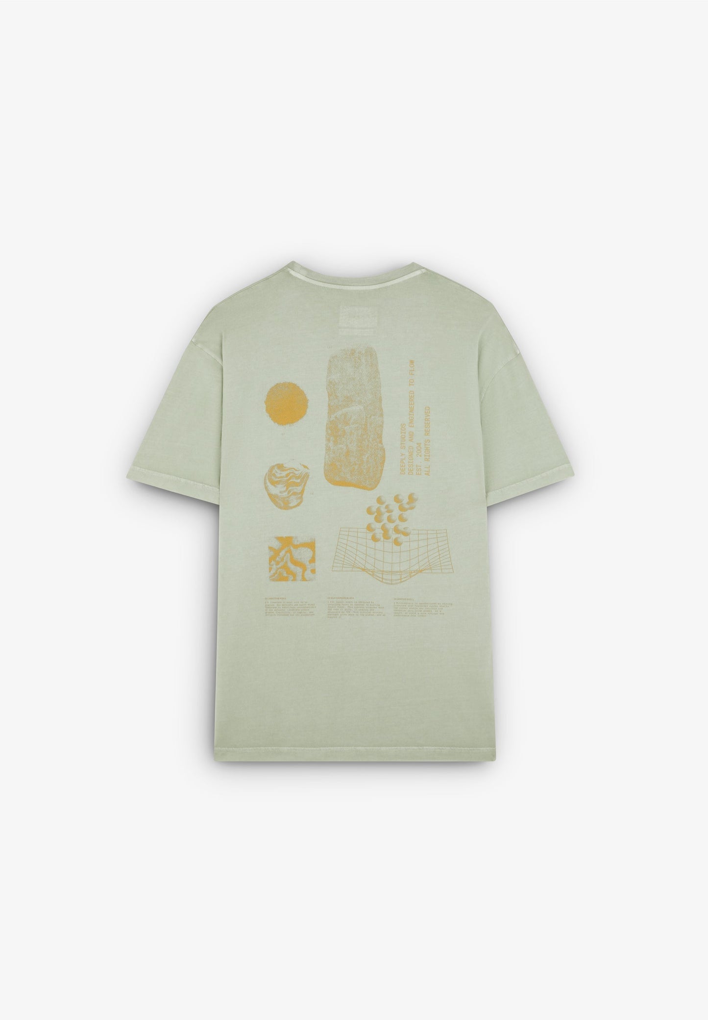 Camiseta Bolsillo Gráfico Caqui - Ropa