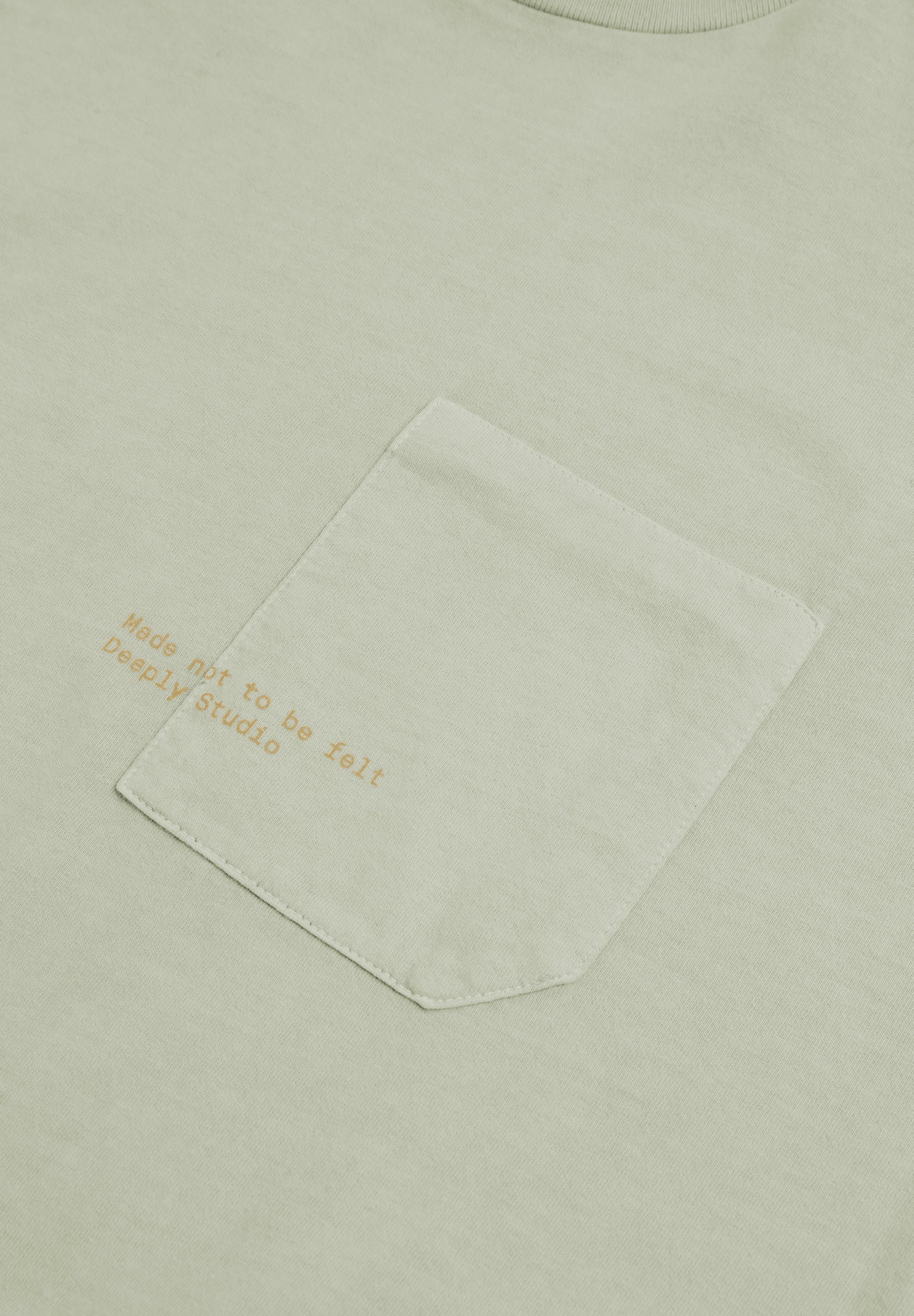 Camiseta Bolsillo Gráfico Caqui - Ropa