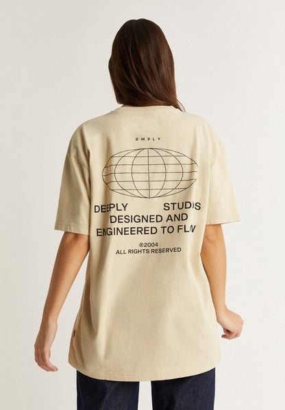 Camiseta Gráfico Marrón Claro - Ropa