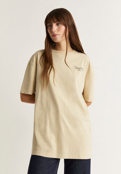 Camiseta Gráfico Marrón Claro - Ropa