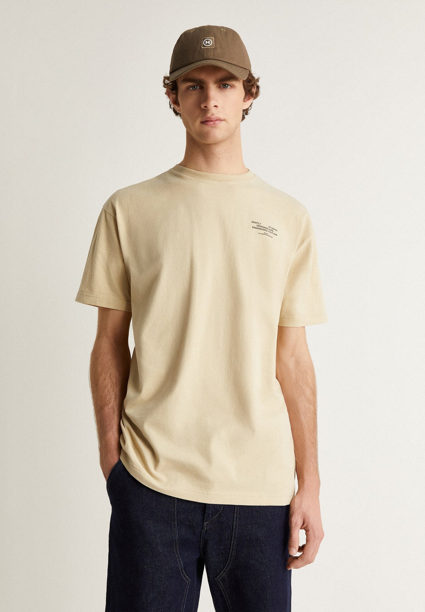 Camiseta Gráfico Marrón Claro - Ropa