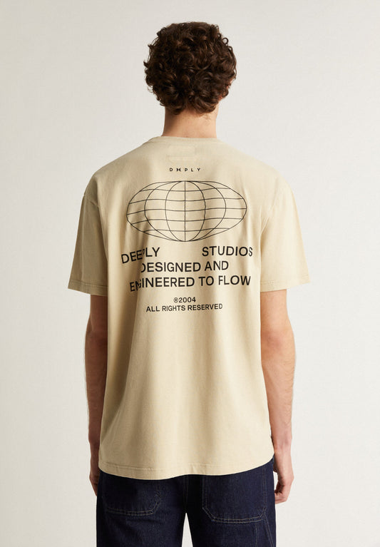 Camiseta Gráfico Marrón Claro - Ropa