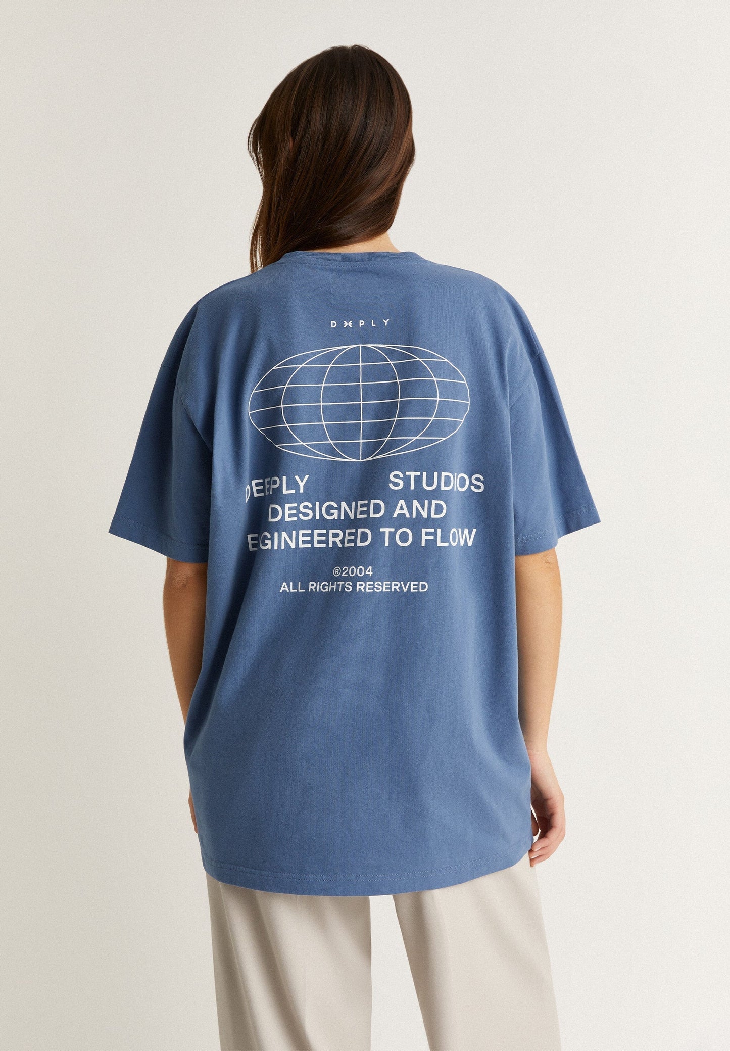 Camiseta Gráfico Azul Marino - Ropa