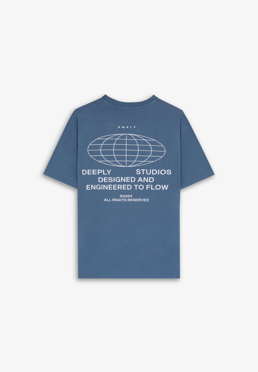 Camiseta Gráfico Azul Marino - Ropa