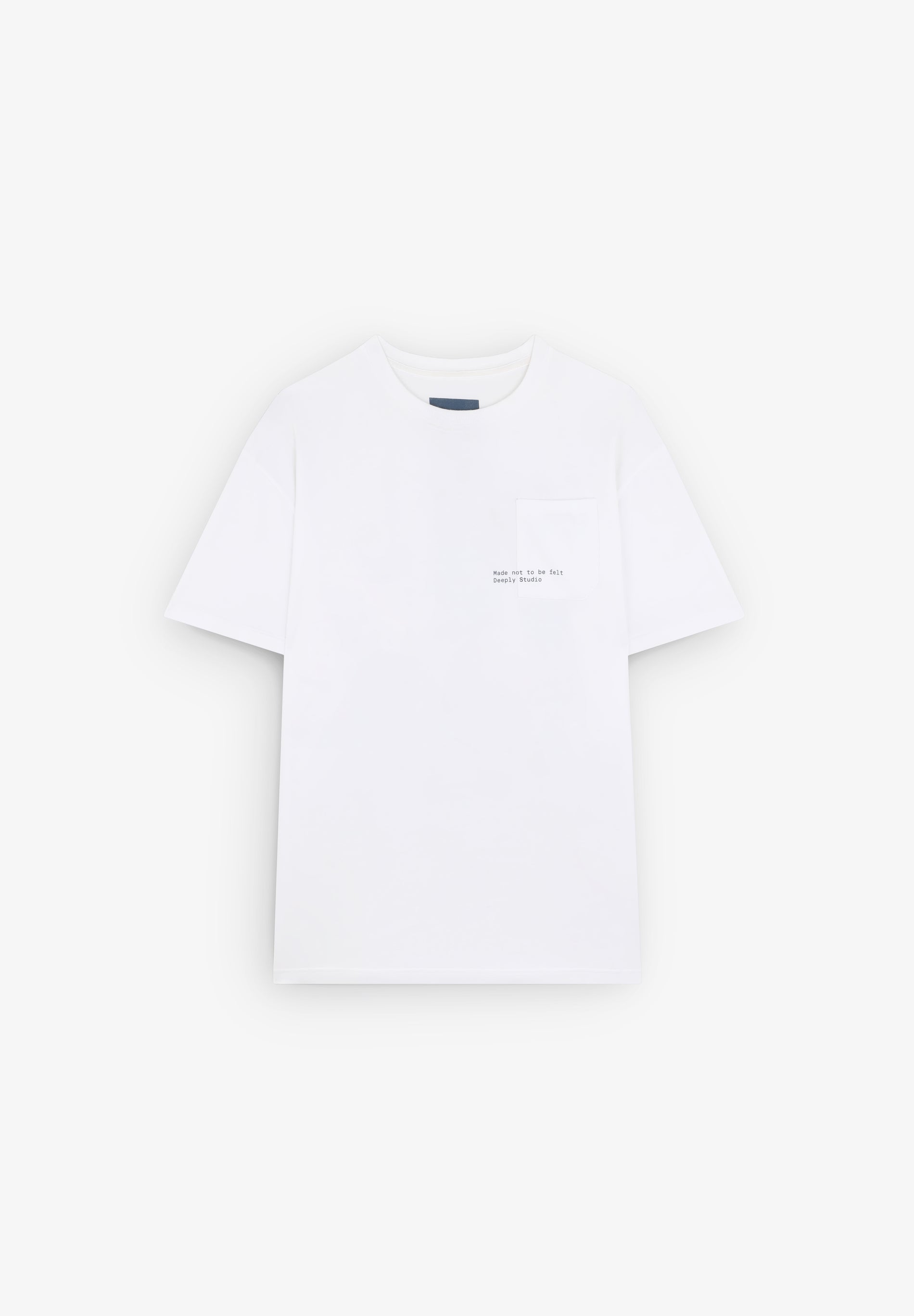 Camiseta Bolsillo Gráfico Blanco Roto - Ropa