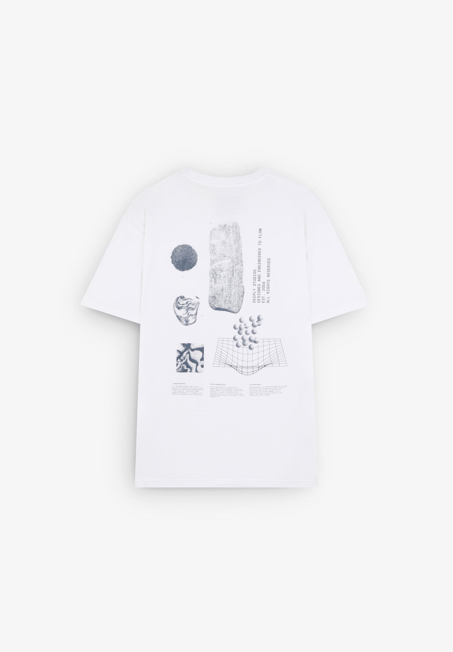 Camiseta Bolsillo Gráfico Blanco Roto - Ropa