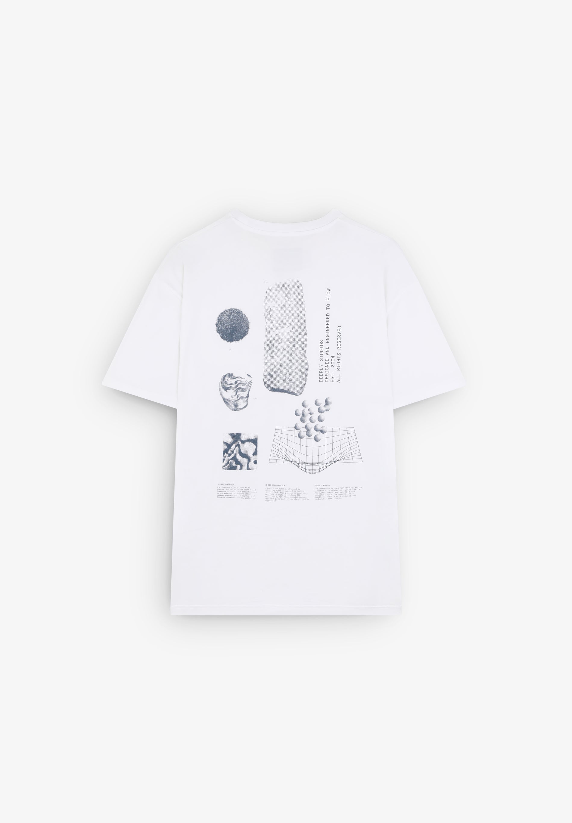 Camiseta Bolsillo Gráfico Blanco Roto - Ropa