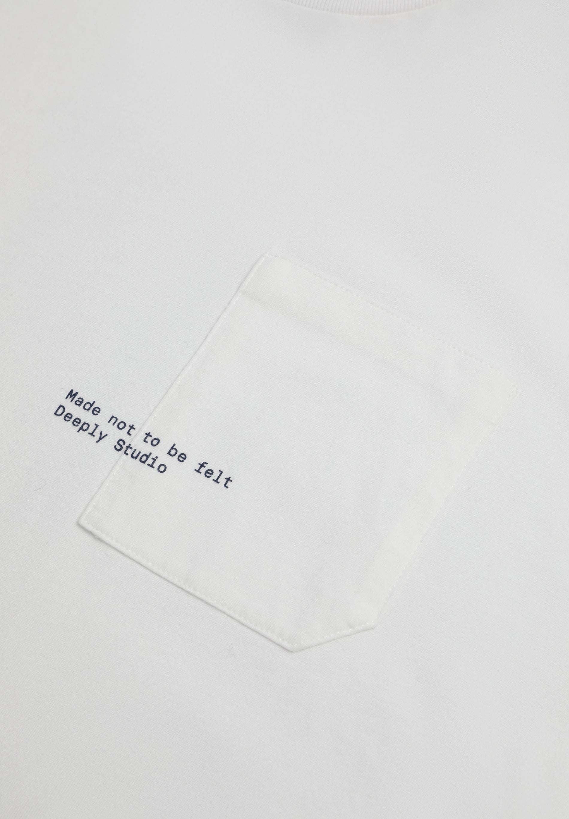 Camiseta Bolsillo Gráfico Blanco Roto - Ropa