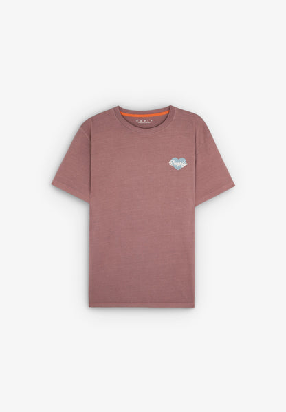 Camiseta Salted Hearts Rosa Antiguo - Ropa