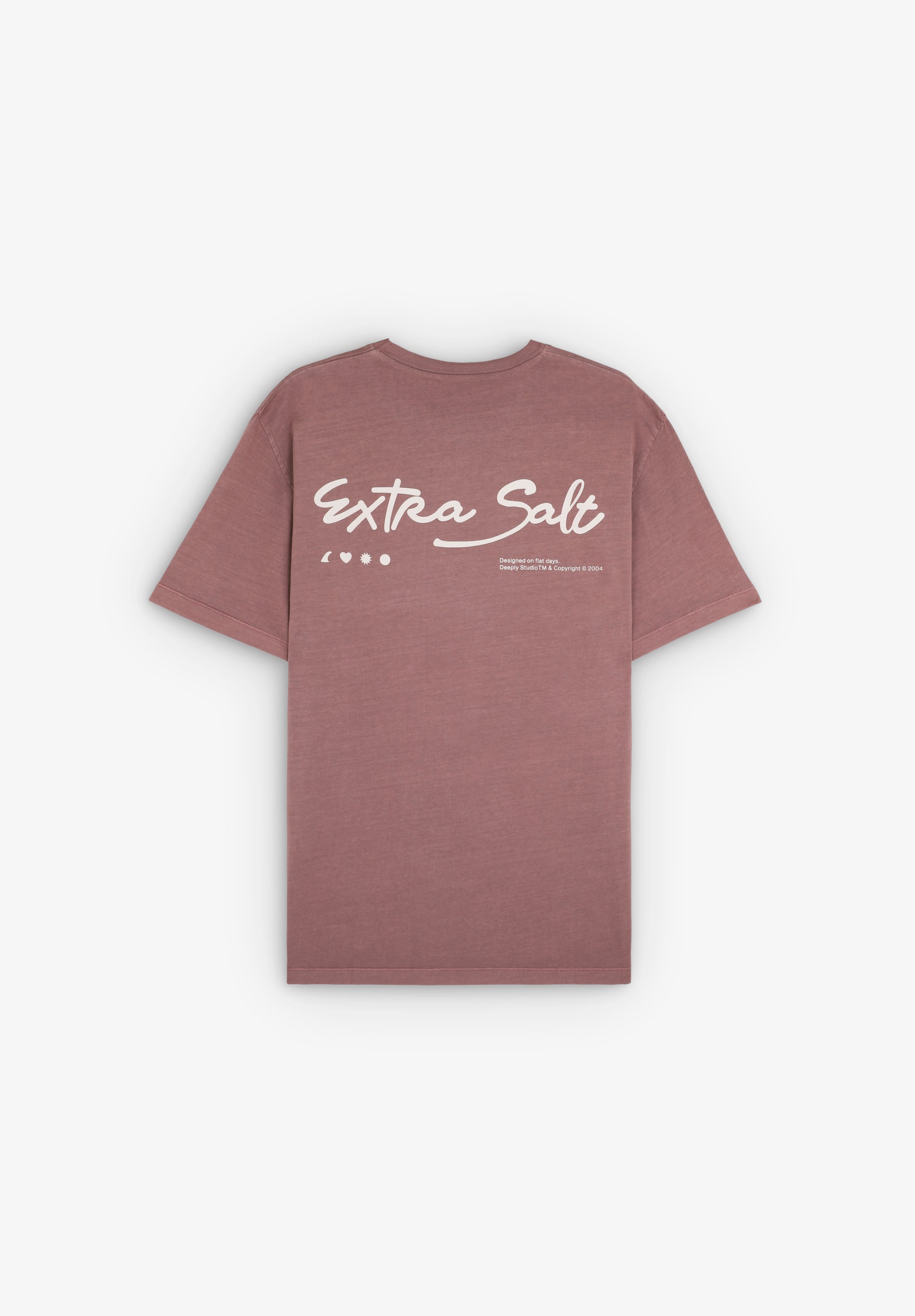 Camiseta Salted Hearts Rosa Antiguo - Ropa