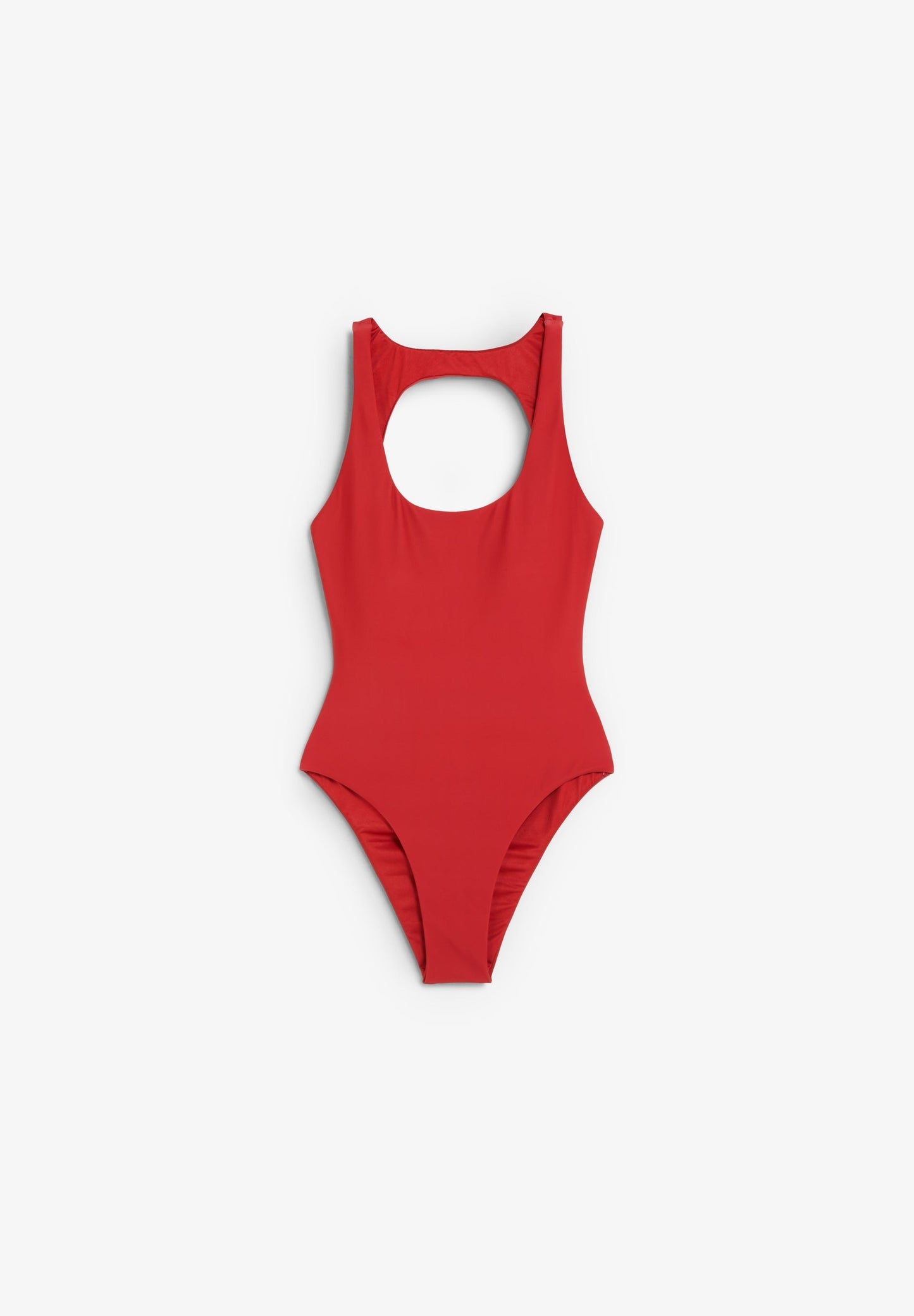 Bañador Deeply Mujer Essence rojo, vista frontal completa
