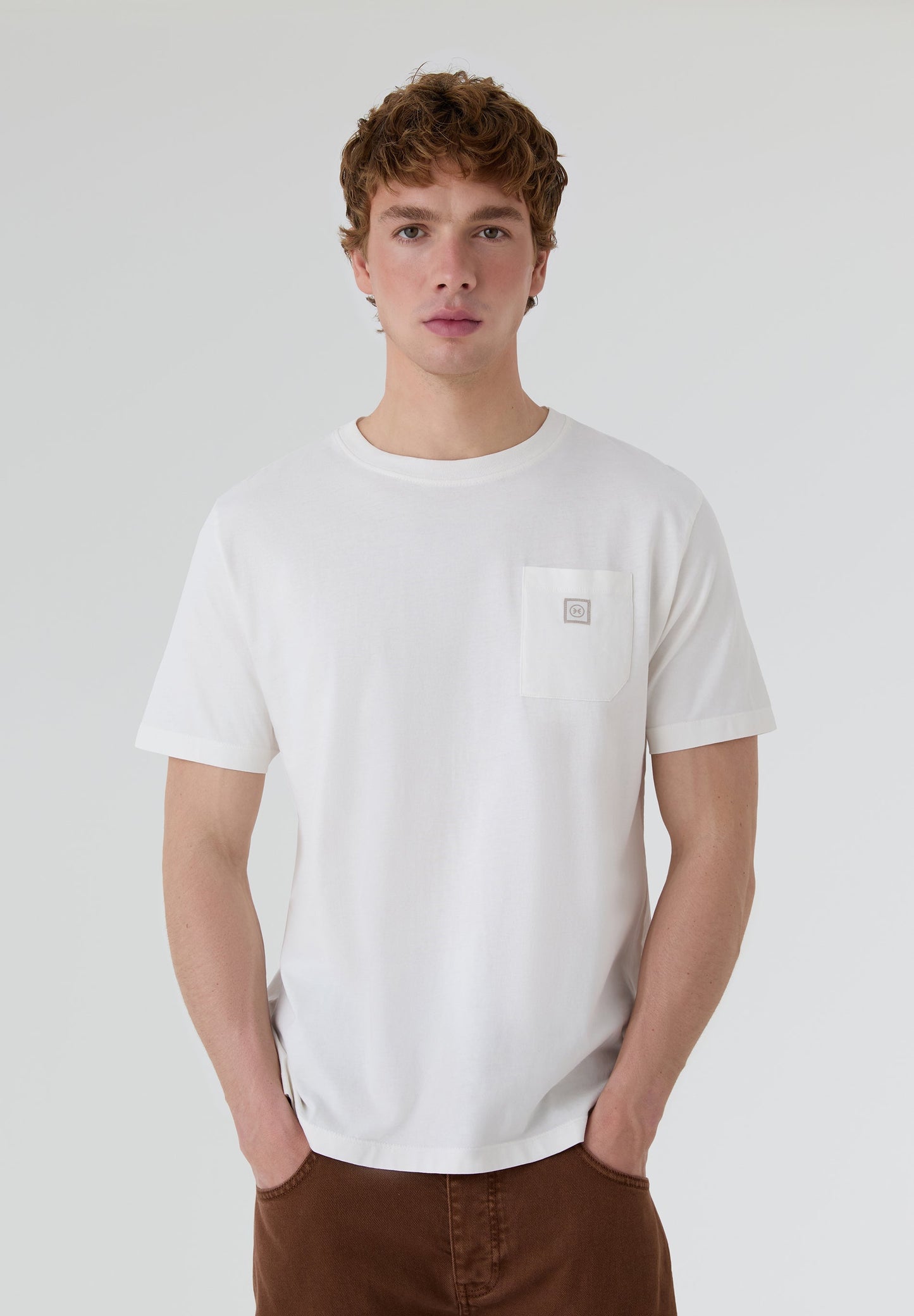 Camiseta Logo Line Blanco - Ropa