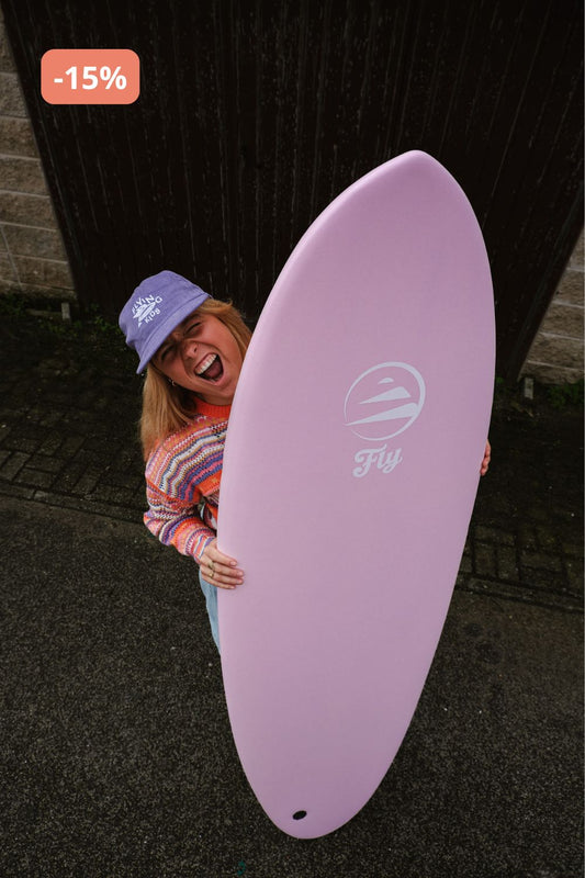 Tabla de surf 6.4 Do It Your Wave Rosa