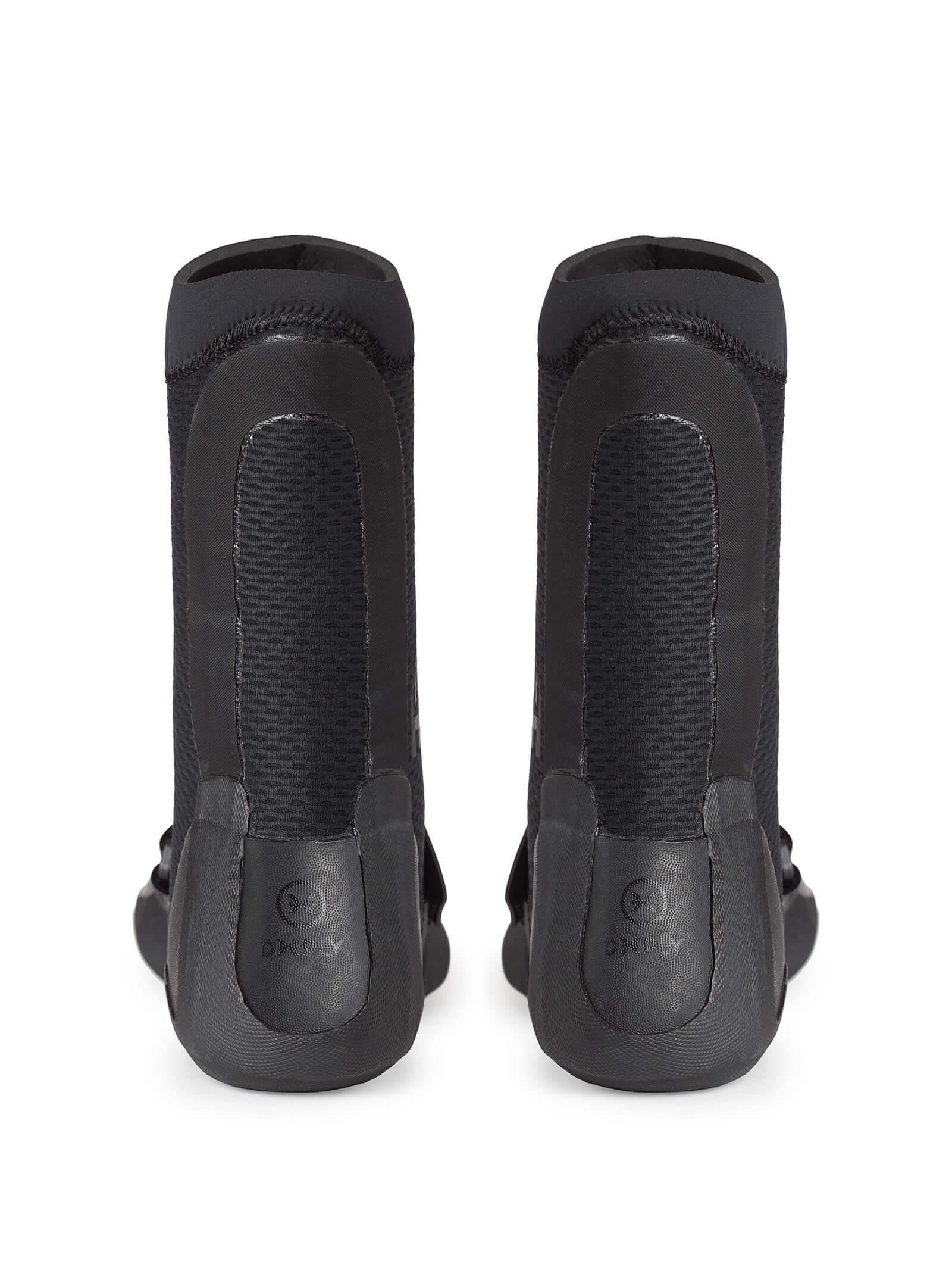 Escarpines surf 3mm Deeply Graphene par vista trasera refuerzo talon
