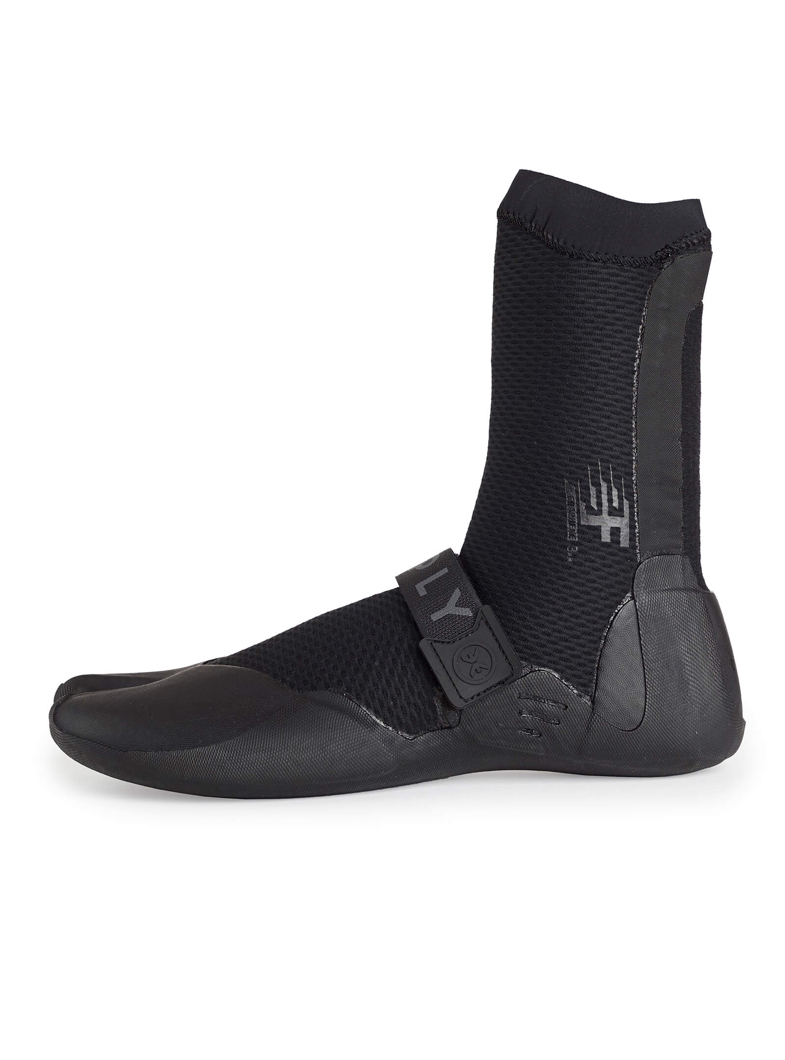 Escarpines surf 3mm Deeply Graphene vista perfil lateral derecho