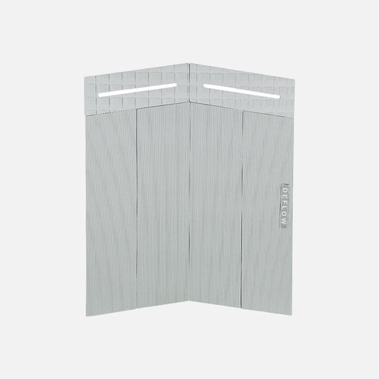 Primer plano de la textura del EVA de 3mm en color Silver del grip de surf delantero