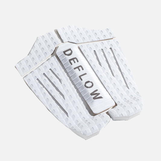 Grip surf 5 piezas Deflow Erwin Bliss blanco con diseño modular y tail kick.